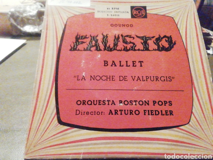 Discos de vinilo: Fausto. ballet. vinilo. La noche de valpurgis. Vinilo. - Foto 1