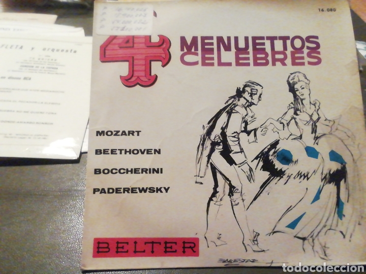 Discos de vinilo: 4 menuettos celebres. vinilo - Foto 1