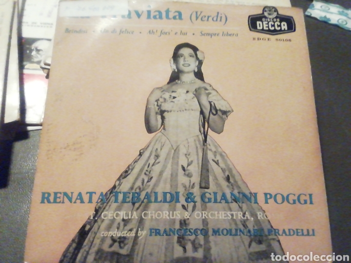 Discos de vinilo: La traviata. Renata Tebaldi. vinilo. - Foto 1