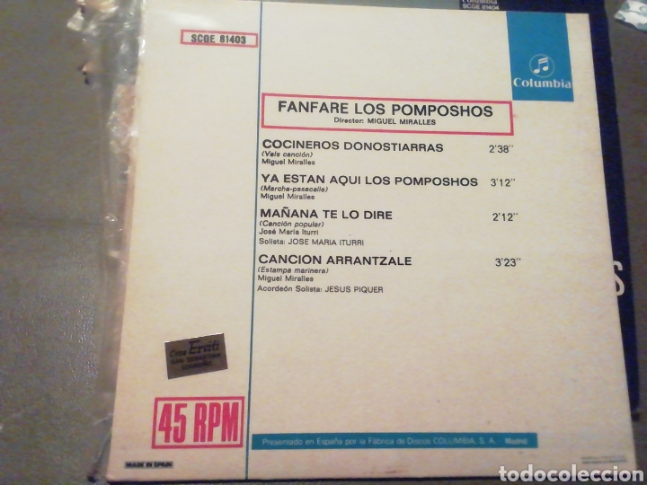 Discos de vinilo: Fanfare los Pomposhos. vinilo. - Foto 2