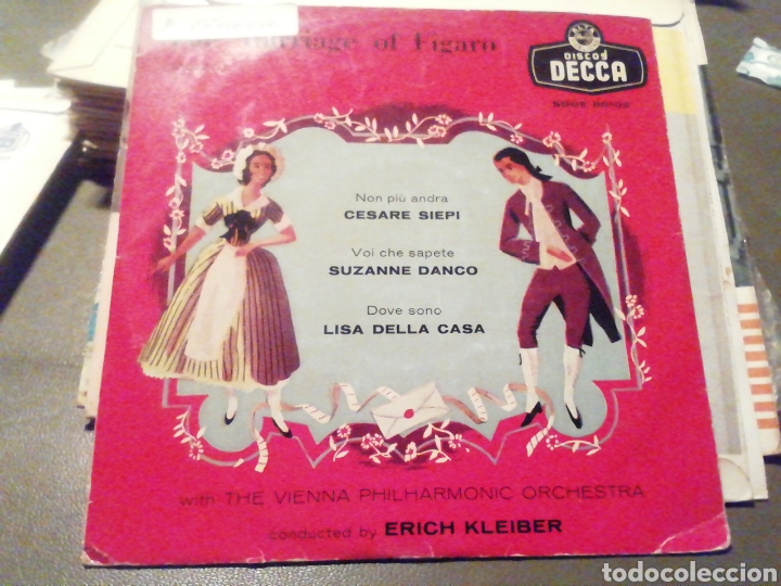 Discos de vinilo: Las bodas de Figaro. vinilo single. - Foto 1
