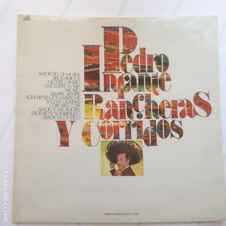 Discos de vinilo: PEDRO INFANTE - RANCHERAS Y CORRIDOS - Foto 1