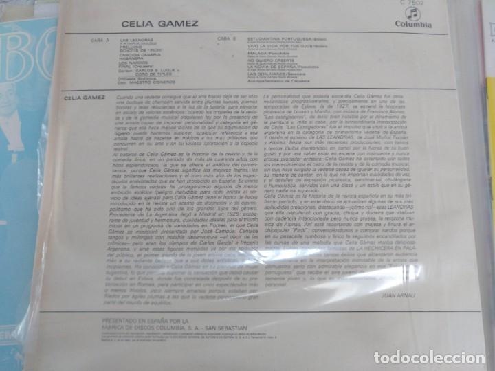 Discos de vinilo: Las Leandras - Celia Gamez - Columbia - Foto 2