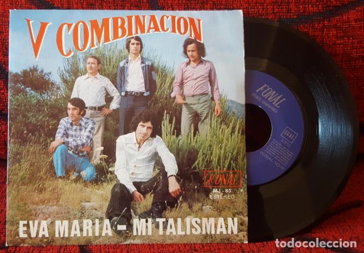 Vinyl-Schallplatten: V COMBINACION Eva Maria - Mi Talisman VINILO SINGLE 7&rdquo; ESPA&Ntilde;A 1973