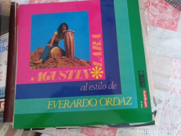 Discos de vinilo: AGUSTIN LARA AL ESTILO DE EVERALDO ORDAZ - Foto 1