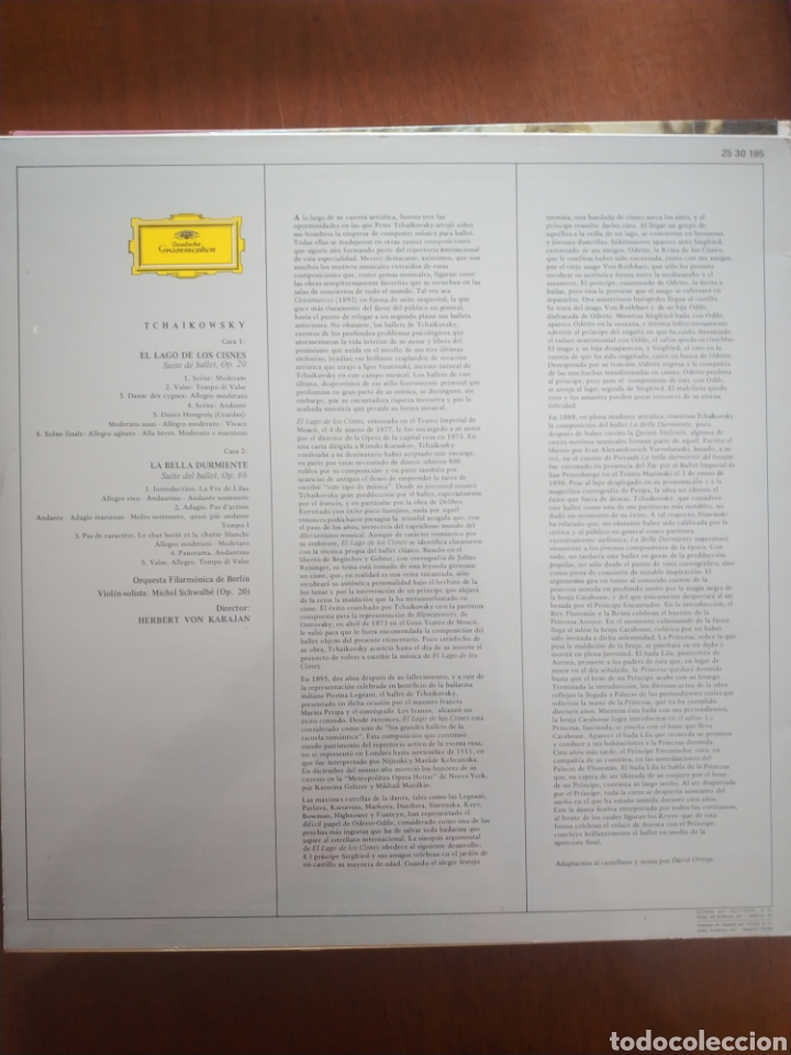 Discos de vinilo: El lago de los cisnes y La Bella durmiente - Foto 2