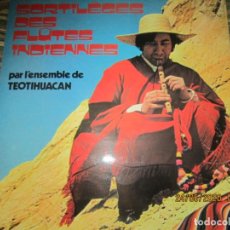 Discos de vinilo: SORTILEGES DES FLUTES PAR L´ENSEMBLE DE TEOTIHUACAN LP - MUY NUEVO(5) FRANCES CONCERT HALL