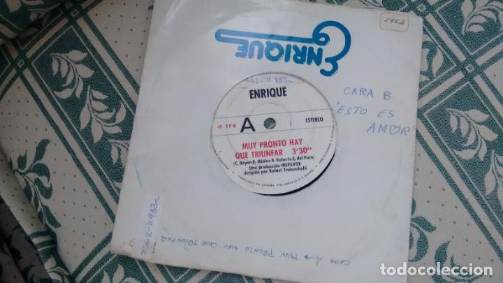 Vinyl-Schallplatten: SINGLE ( VINILO) -PROMOCION- DE ENRIQUE (DEL POZO) A&Ntilde;OS 70
