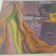 Discos de vinilo: LP-FAFA LEMOS Y SU ORQUESTA-CENA EN RIO-ORIGINAL ESPAÑOL,RCA 1954.
