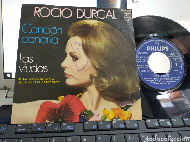 Discos de vinilo: Roc&iacute;o D&uacute;rcal single canci&oacute;n canaria 1970 - Foto 1