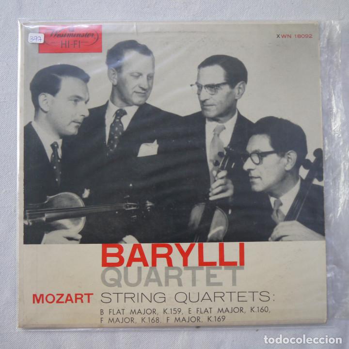Discos de vinilo: BARYLLI QUARTET - MOZART STRING QUARTETS - LP 1955 - Foto 1