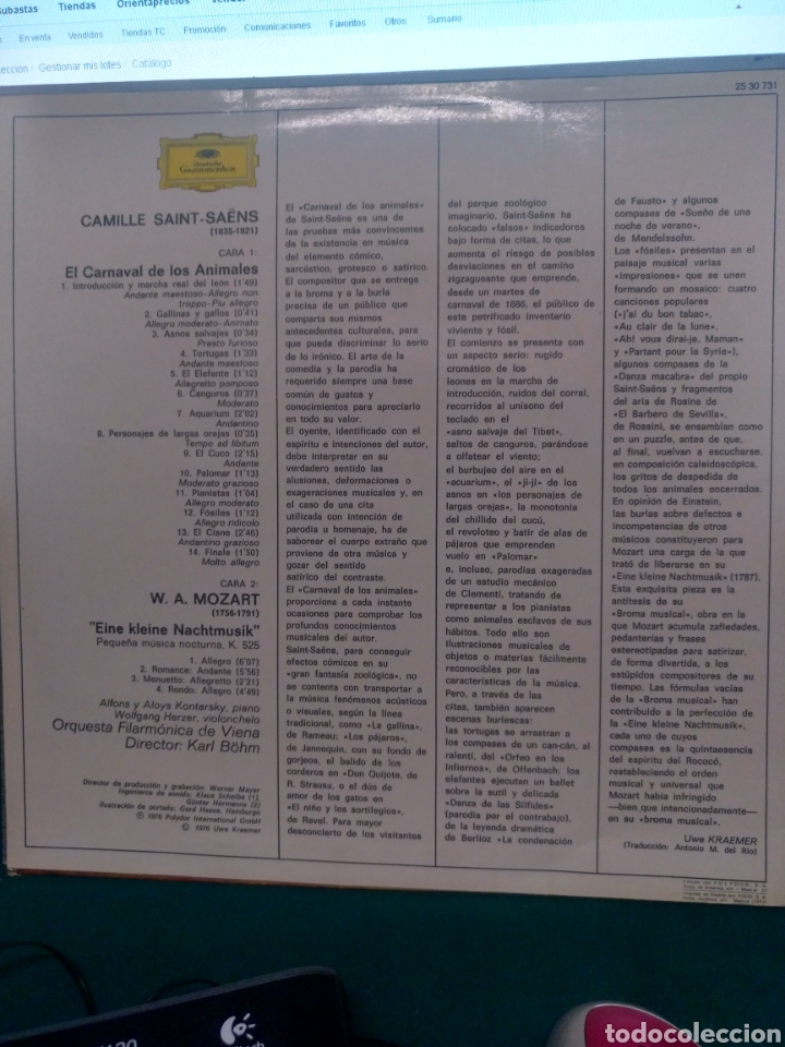 Discos de vinilo: Saint Saens - Foto 2
