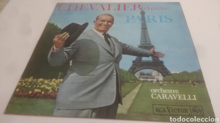 Discos de vinilo: Vinilo Chevalier-chante Par&iacute;s. - Foto 1