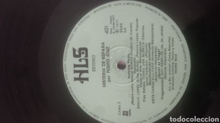 Discos de vinilo: Vinilo histeria de Espa&ntilde;a. - Foto 2