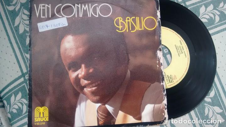 Discos de vinilo: SINGLE ( VINILO) DE BASILIO A&Ntilde;OS 70 - Foto 1