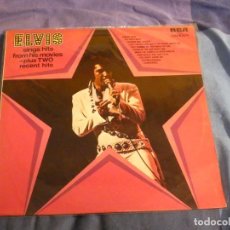 Discos de vinilo: ELVIS PRESLEY SINGS HITS FRO TWO MOVIES PLUS TWO RECENT HITS UK 70S BASTANTE USO TOLERABLE. Lote 209422125