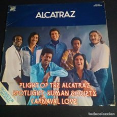 Discos de vinilo: LP - ALCATRAZ - FLIGHT OF THE ALCATRAZ 1973 - CUATRO COMPONENTES DEL GRUPO “CANARIOS”