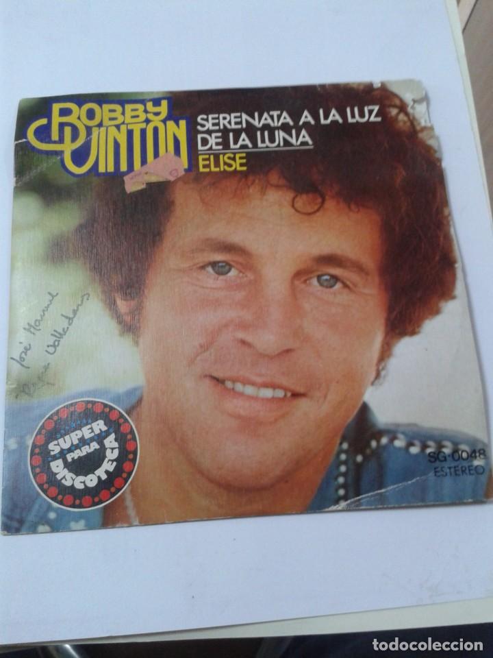 Discos de vinilo: Bobby Vinton Serenata a la luz de la luna. SINGLE. - Foto 1