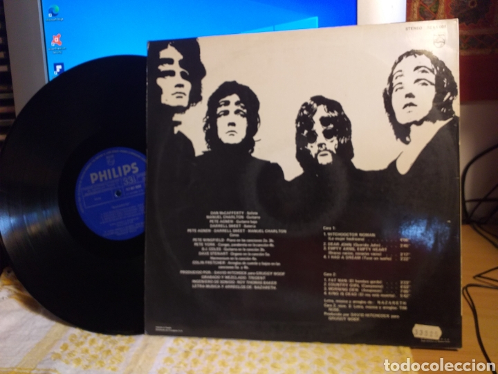 Discos de vinilo: NAZARETH ESPA&Ntilde;A PHILIPS 1972 - Foto 2