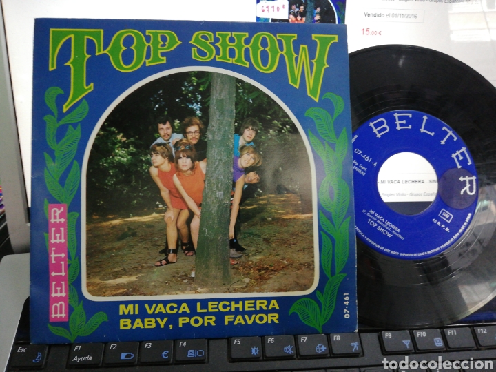 Discos de vinilo: Top show single mi vaca lechera 1968 - Foto 1