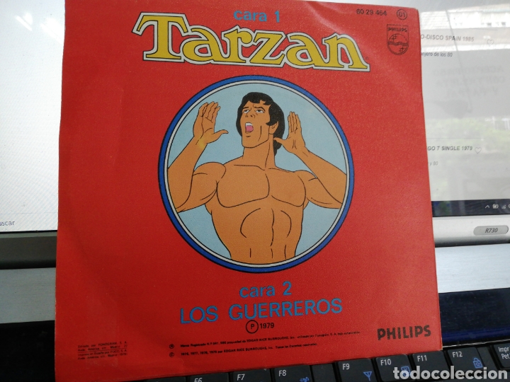 Discos de vinilo: Tarzan single 1979 Espa&ntilde;a - Foto 2