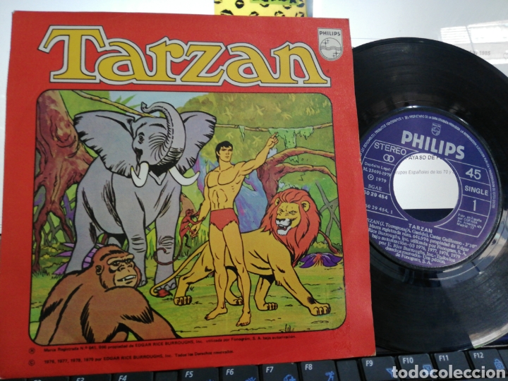 Discos de vinilo: Tarzan single 1979 Espa&ntilde;a - Foto 1