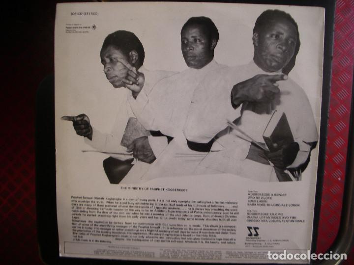 Discos de vinilo: PROPHET S.O. KOGBEREGBE- LP. MUY RARO - Foto 2