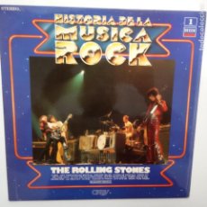 Discos de vinilo: THE ROLLING STONES- HISTORIA DE LA MUSICA ROCK- LP SPAIN 1981- VINILO COMO NUEVO. REF. 1.. Lote 209691610