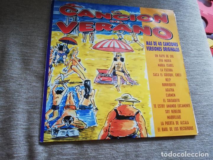 Vinyl-Schallplatten: La canci&oacute;n del verano-mas de 40 canci&oacute;nes versiones originales. 2 lp