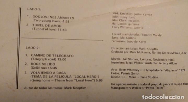 Discos de vinilo: DIRE STRAITS - ALCHEMY 2a. parte - RARO LP ARGENTINO - - Foto 3