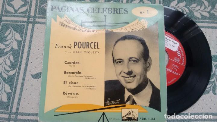 Discos de vinilo: EP ( VINILO) DE FRANCK POURCEL A&Ntilde;OS 60 - Foto 1
