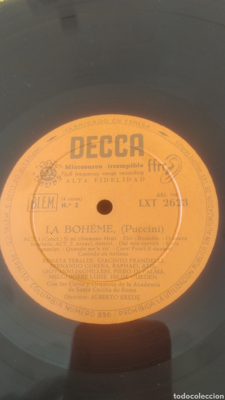Discos de vinilo: BOX PUCCINI. LA BOHEME. - Foto 3