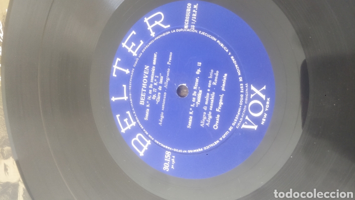 Discos de vinilo: BETHOVEN TRES SONATAS PARA PIANO. - Foto 2