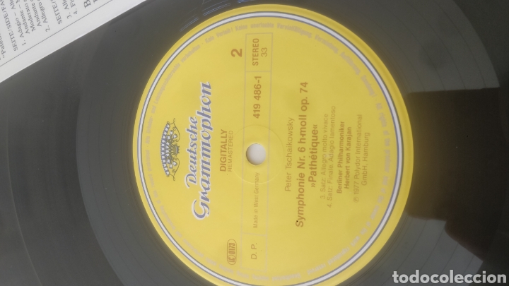 Discos de vinilo: Tchaikovsky - Patetique. - Foto 2