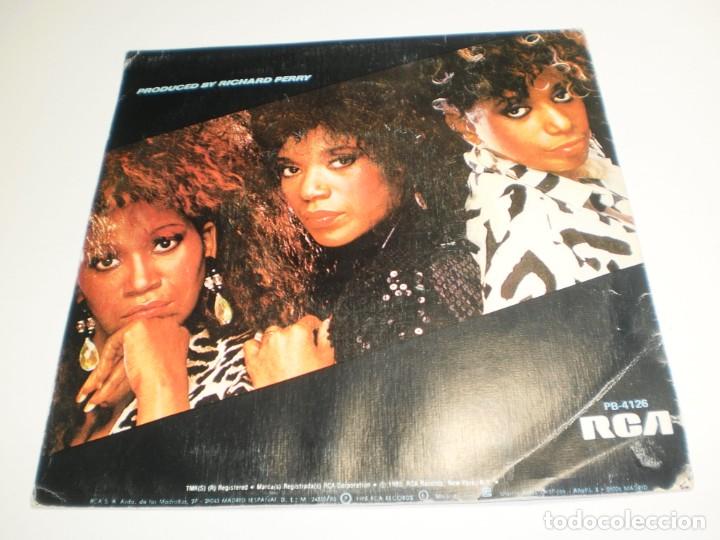 Discos de vinilo: single pointer sisters. dare me. ill be there. rca 1985 spain (probado y bien) - Foto 2