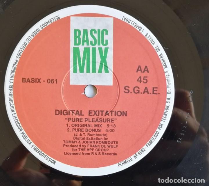 Discos de vinilo: Digital Excitation. Pure Pleasure-Mixes, Basic Mix BASIX-061 - Foto 4