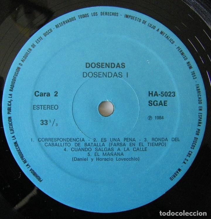 Discos de vinilo: Dosendas. Dosendas 1, HA-5023 - Foto 4