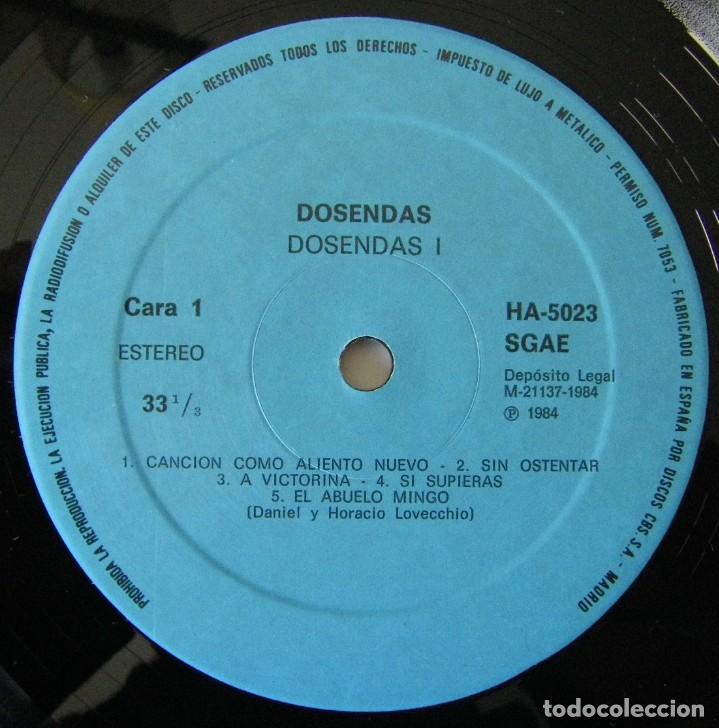 Discos de vinilo: Dosendas. Dosendas 1, HA-5023 - Foto 6