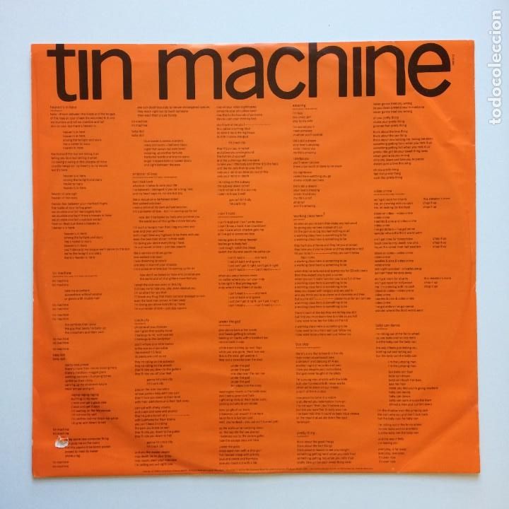 Discos de vinilo: Tin Machine &ndash; Tin Machine USA 1989 EMI USA* - Foto 3