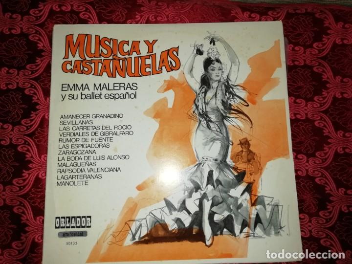 Discos de vinilo: M&uacute;sicas y casta&ntilde;uelas enma maletas y su ballet espa&ntilde;ol orlador