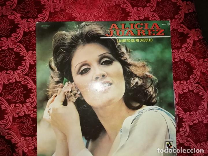 Discos de vinilo: Lp Alicia juarez la mitad de mi orgullo - Foto 1