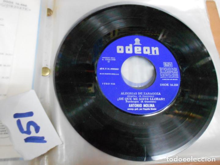 Discos de vinilo: ANTIGUO SINGLE - ANTONIO MOLINA - Foto 1