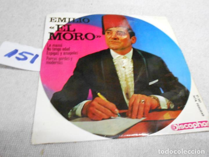 Discos de vinilo: ANTIGUO SINGLE - EMILIO EL MORO - Foto 1