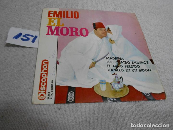 Discos de vinilo: ANTIGUO SINGLE - EMILIO EL MORO - Foto 1
