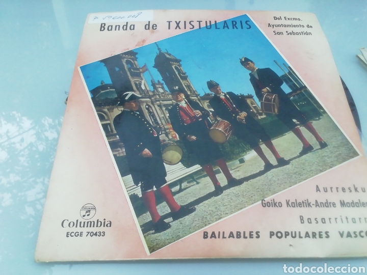 Discos de vinilo: Banda de txistularis. single. - Foto 1