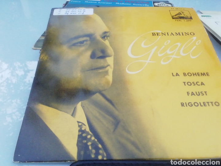 Discos de vinilo: Beniamino Gigli. single. - Foto 1