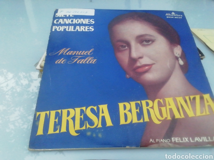 Discos de vinilo: Siete canciones populares. Falla. Berganza. single. - Foto 1