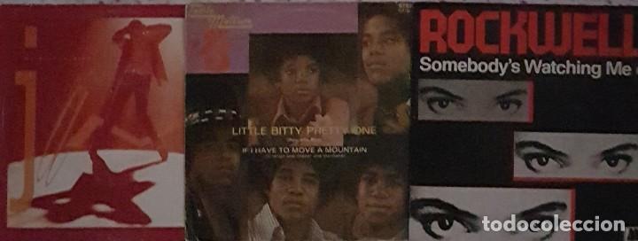 Discos de vinilo: MICHAEL JACKSON. PACK 3 SINGLES. - Foto 1