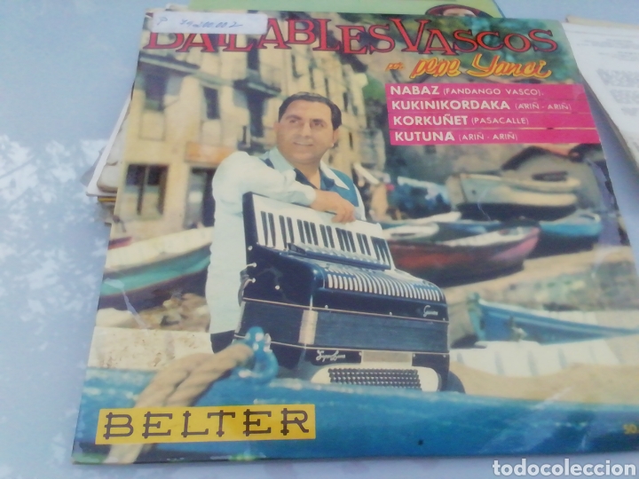 Discos de vinilo: Bailables vascos. Pepe Yanci. single. - Foto 1