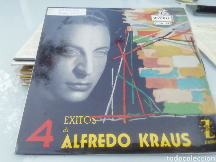 Discos de vinilo: 4 &eacute;xitos de Alfredo Kraus. single. - Foto 1